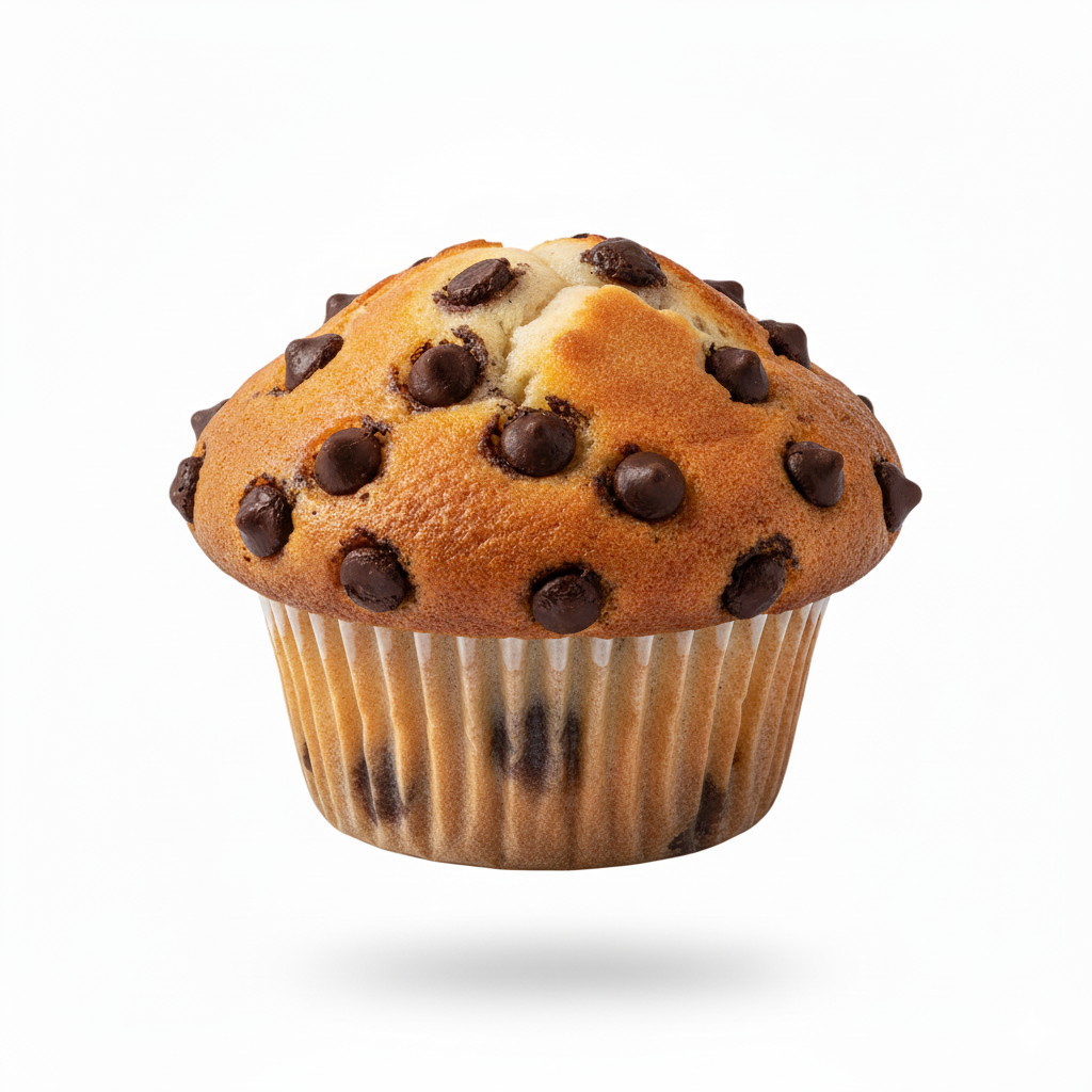 Muffins petite de chocolat