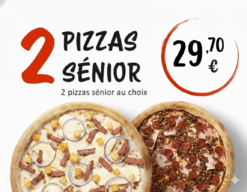 2 Pizzas Seniors